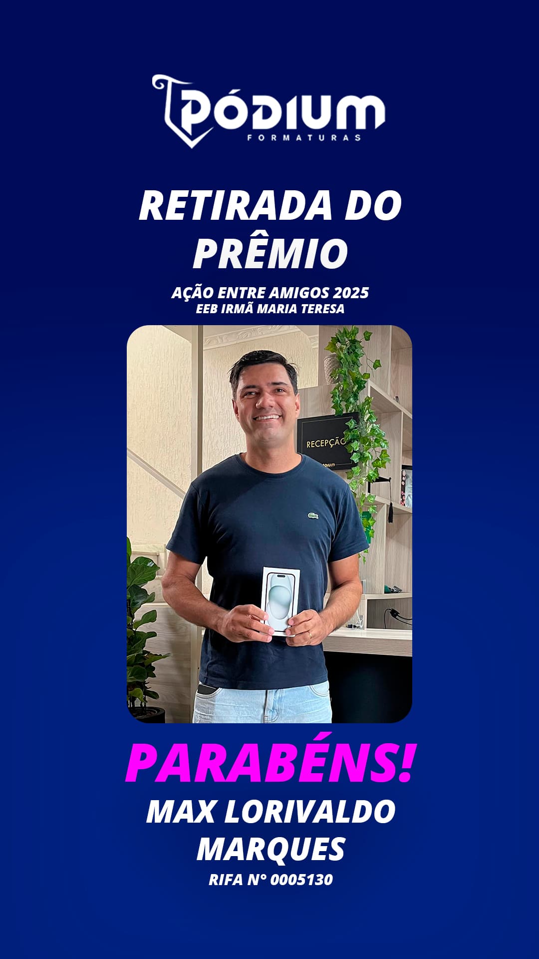 Vencedores Rifa 2025