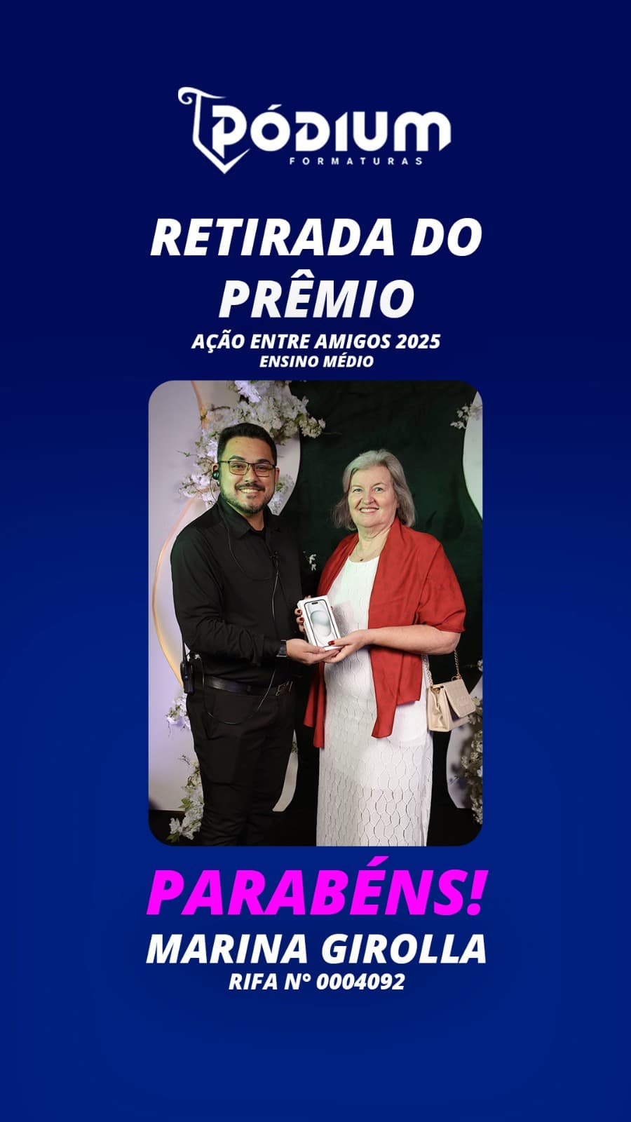 Vencedores Rifa 2025