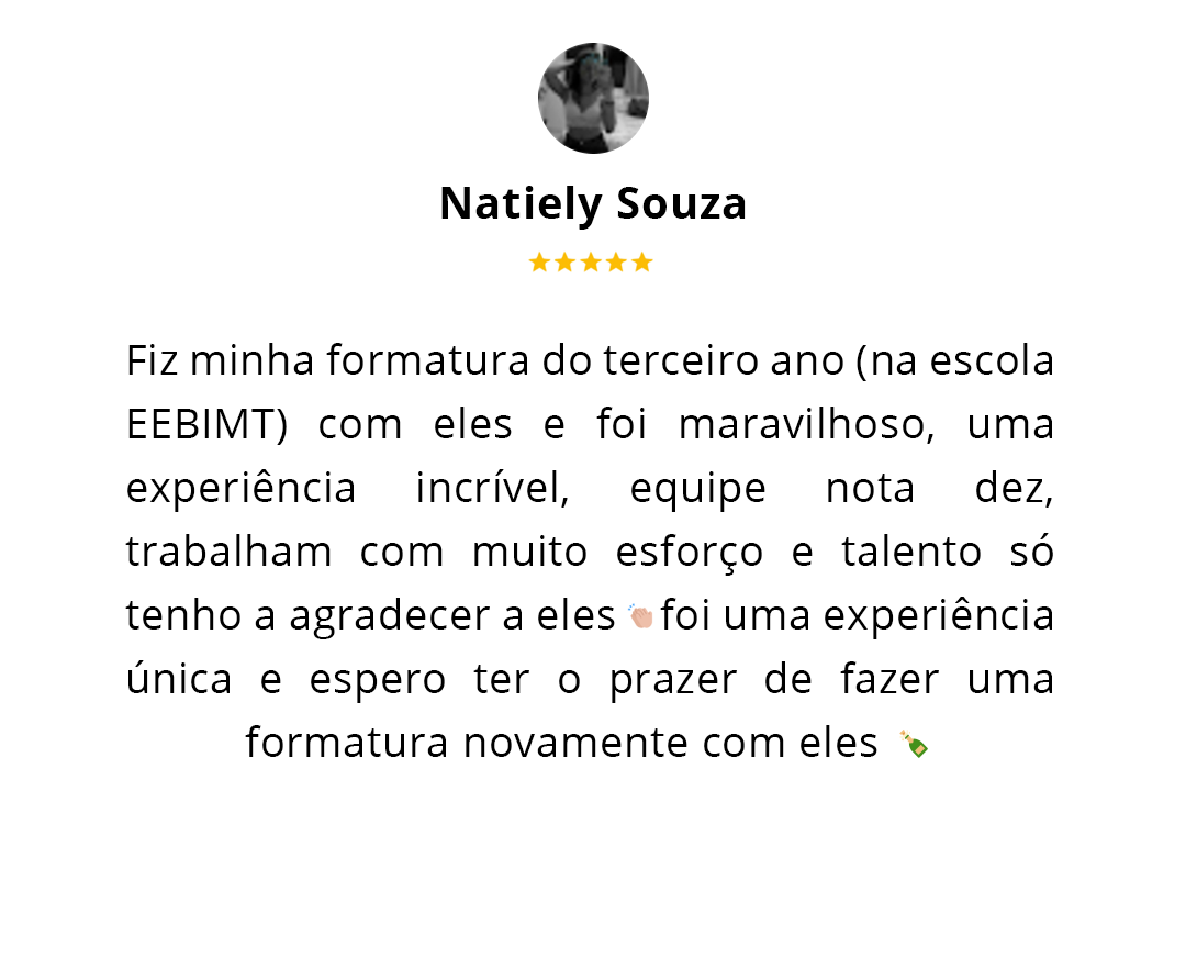 Avaliação sobre Pódium - Eventos & Formaturas em Florianópolis